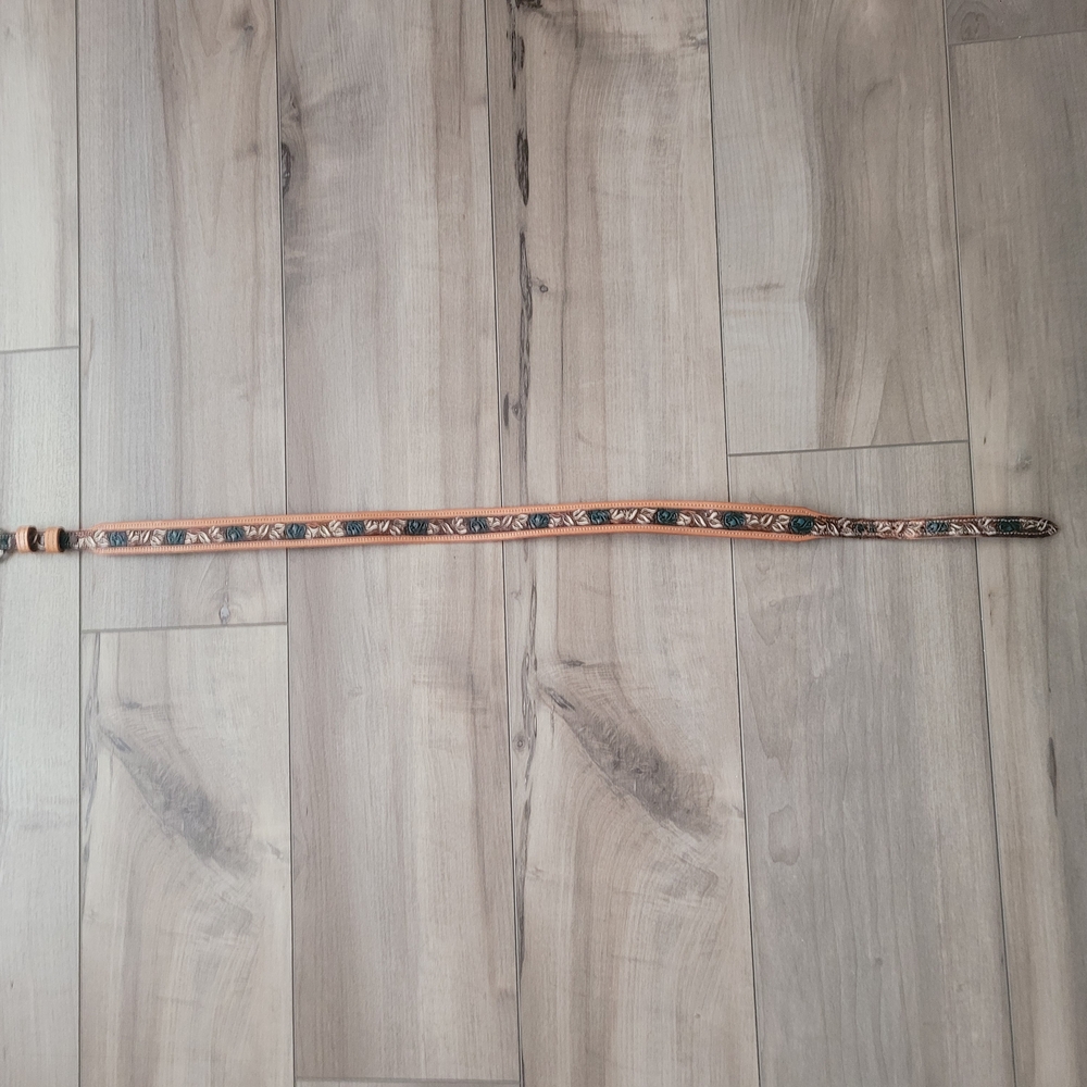 Wright Women's Tooled Leather Belt